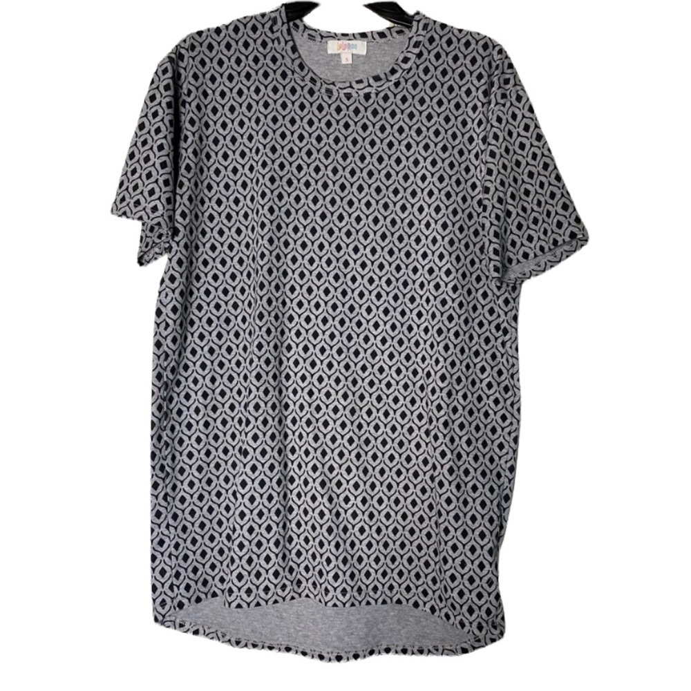 LulaRoe Gray / Black Size Small Top